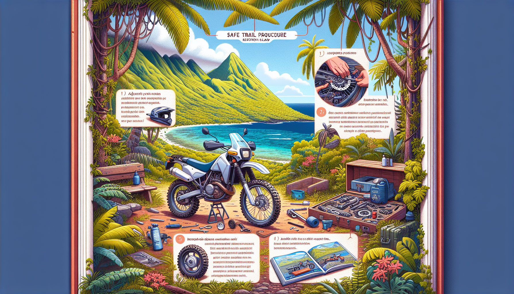 découvrez comment assurer votre moto tout-terrain à la réunion pour partir à l'aventure en toute sécurité sur les sentiers de l'île.