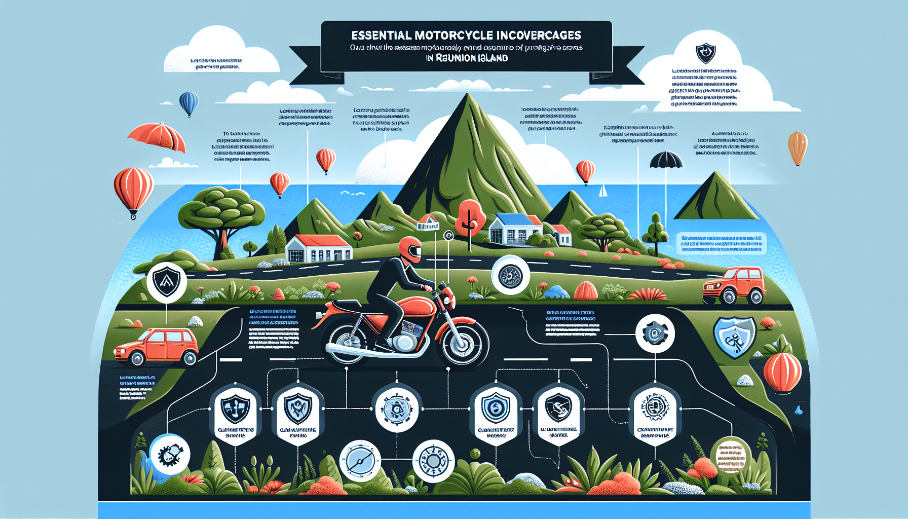 découvrez les garanties obligatoires pour une assurance moto à la réunion avec notre offre d'assurance moto à la réunion.